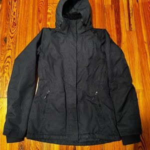 The North Face Women's Black Hooded Ski Jacket